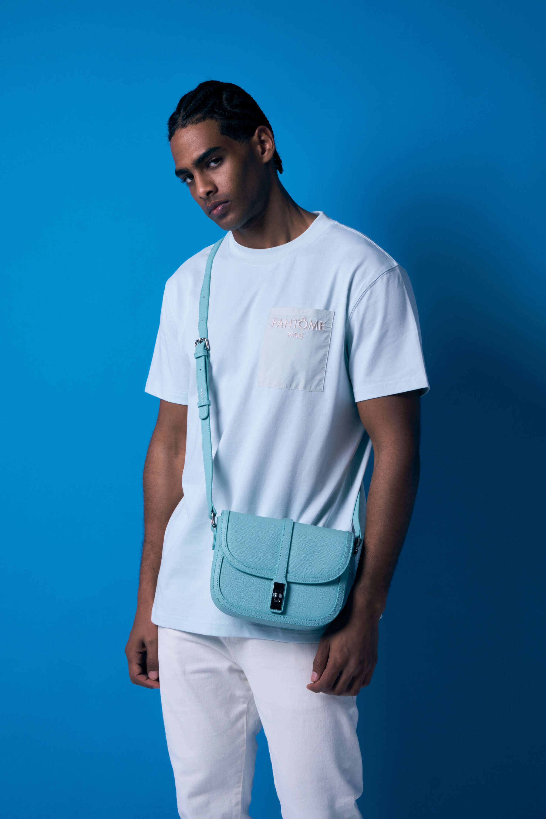 T-shirt van katoen met Atelier-patch